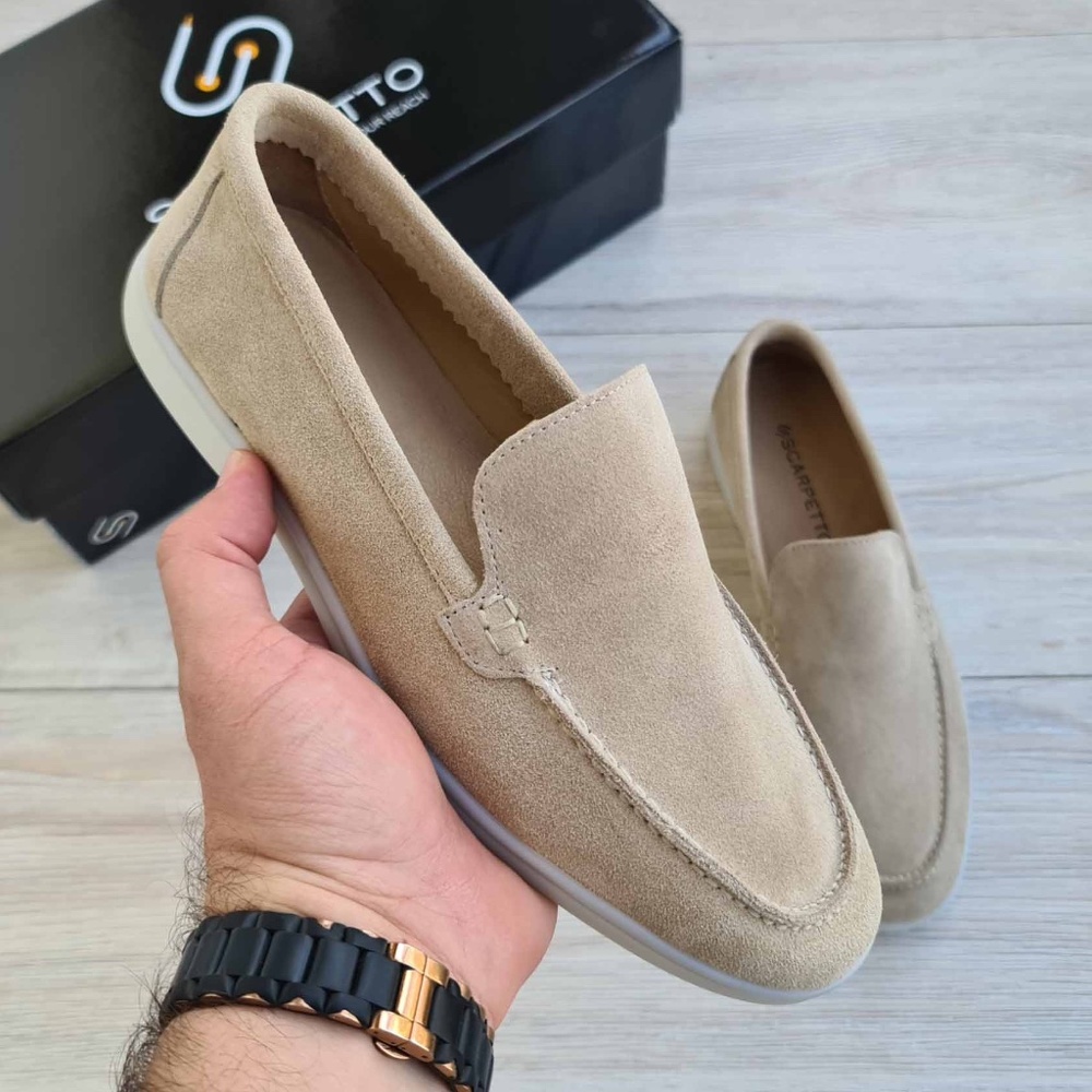 Handmade Slip-On Mens Yacht Loafer